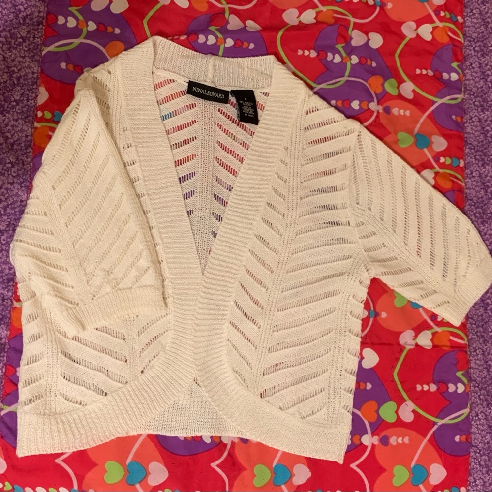Cream dressy sweater